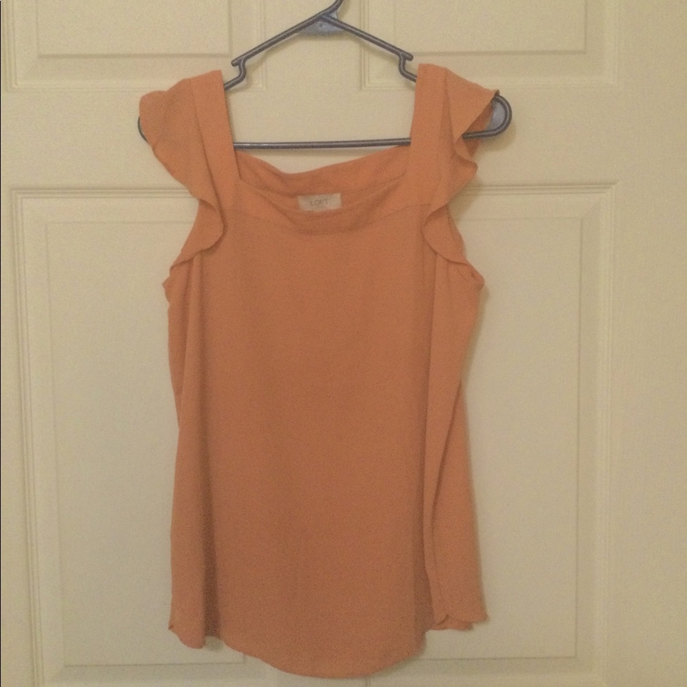 COPY - LOFT Peach Blouse